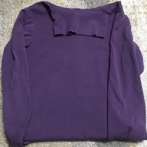 UNIQLO purple turtle neck